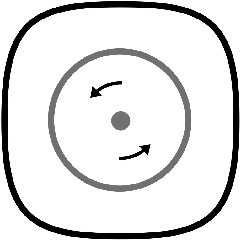 Symbol für Rotationswärmetauscher