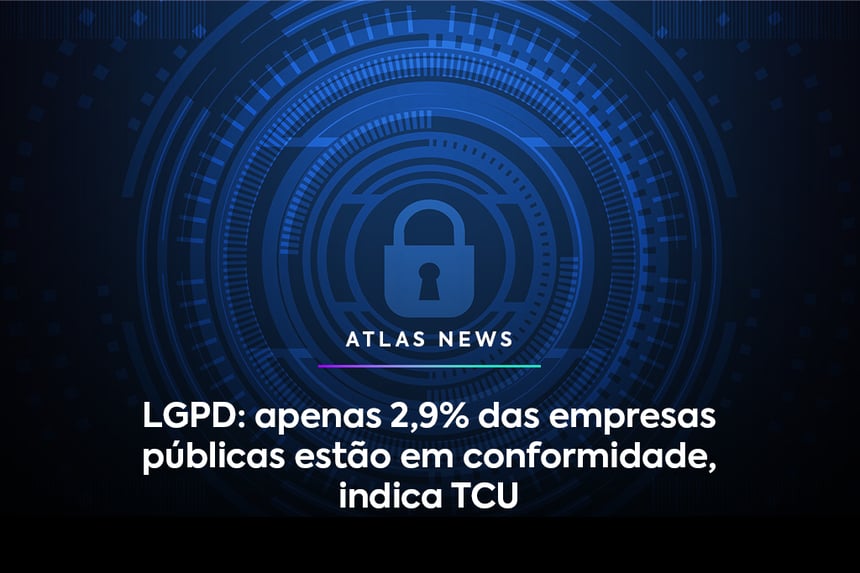 LGPD: apenas 2,9% das empresas públicas estão em conformidade, indica TCU
