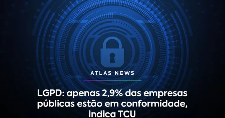 LGPD: apenas 2,9% das empresas públicas estão em conformidade, indica TCU