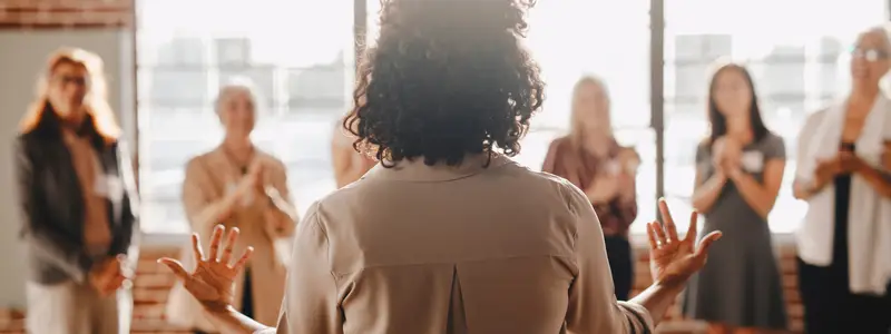 People in a support group