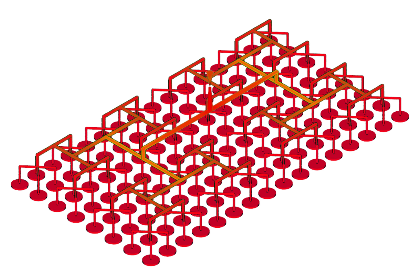 Simulation Heißkanal