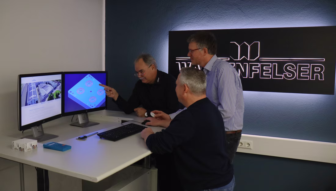 Projektbesprechung bei Wartenfelser