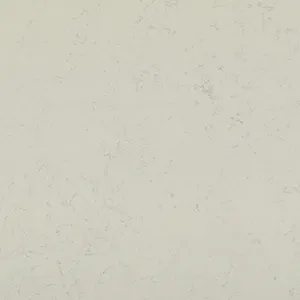 Off-white marble surface with subtle gray veining, creating a textured and elegant appearance.