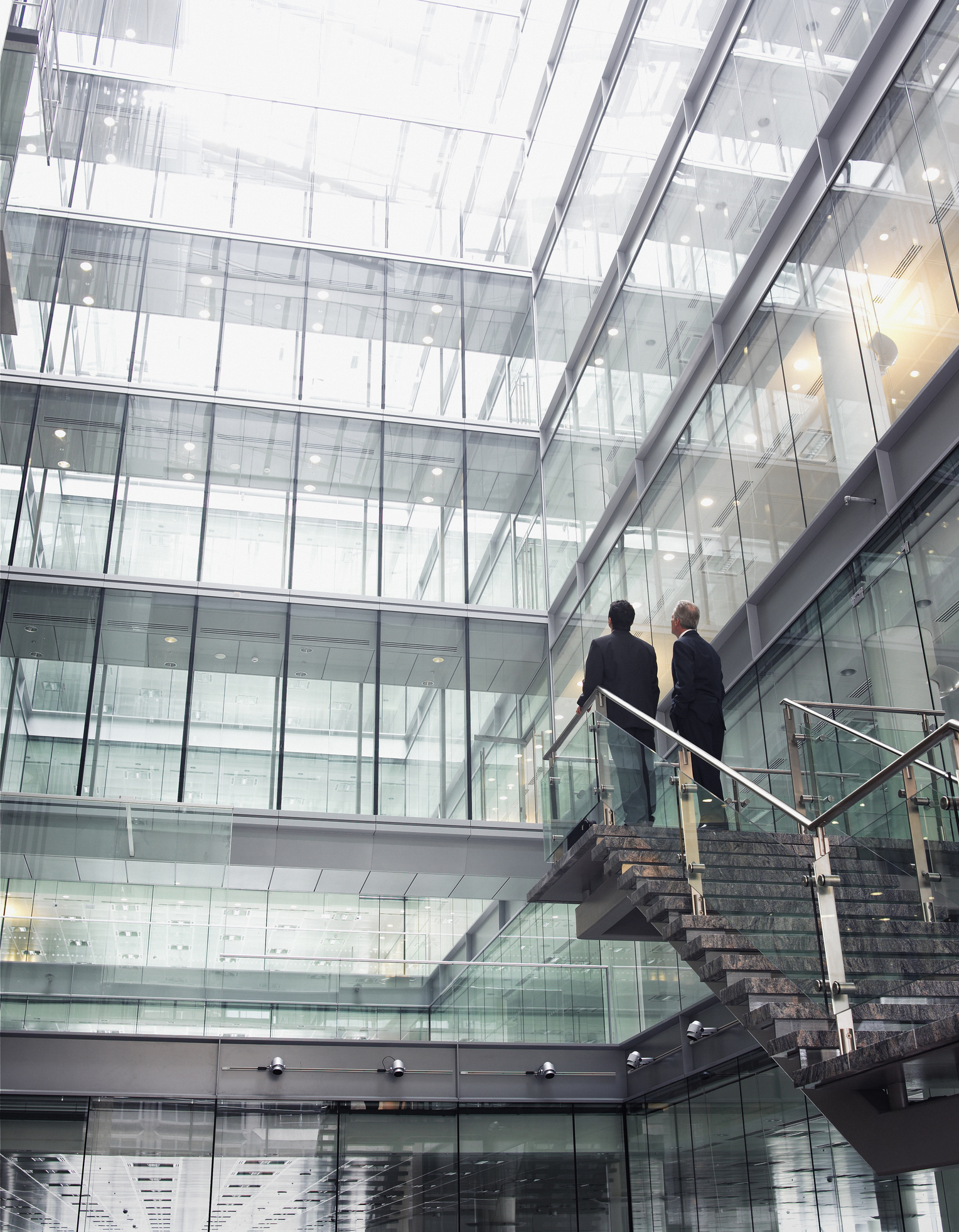 Architecture with water reflection