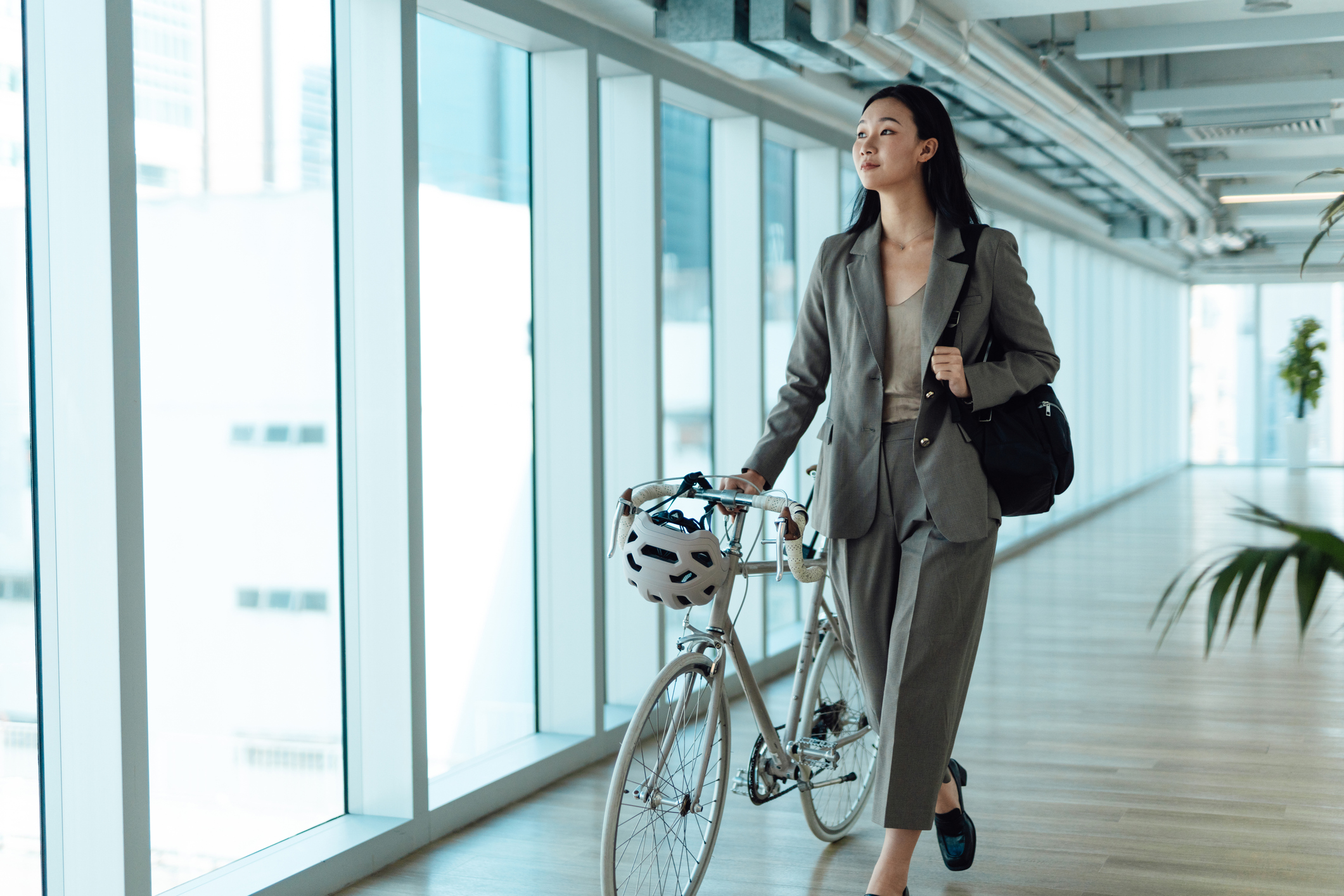 Architecture with water reflection