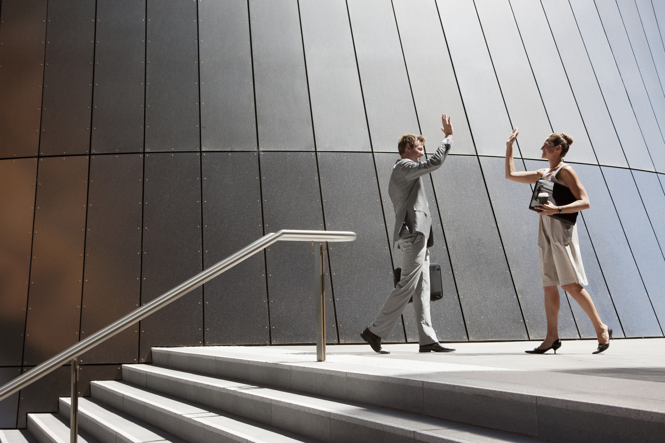 Architecture with water reflection