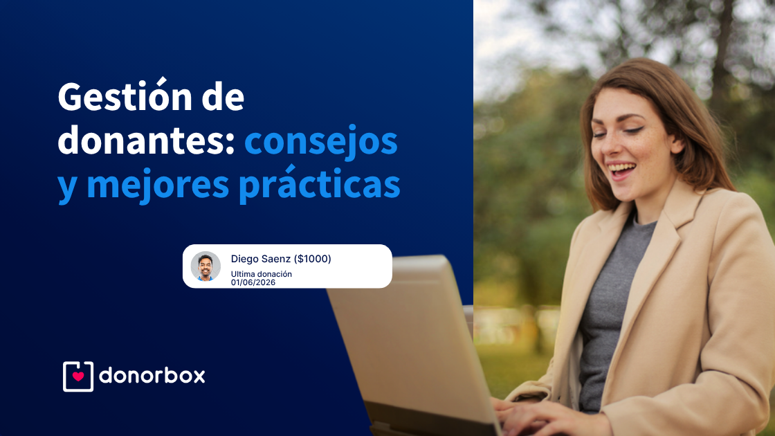 gestión de donantes
