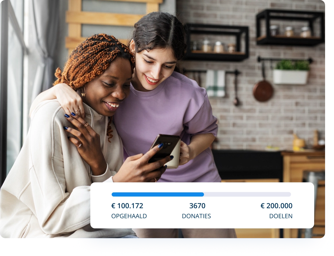 Supporters zamelen geld in via een peer-to-peercampagne van Donorbox.