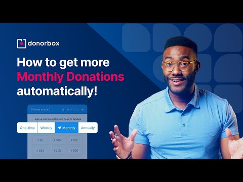 monthly donations