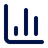 Icon of a bar chart with four vertical bars of varying heights, resembling a statistical or data analysis graph.