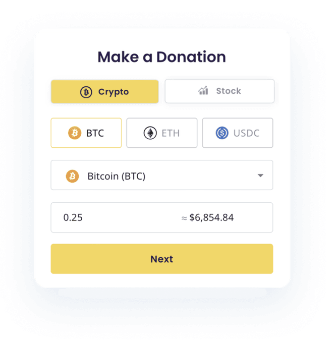 make a donation