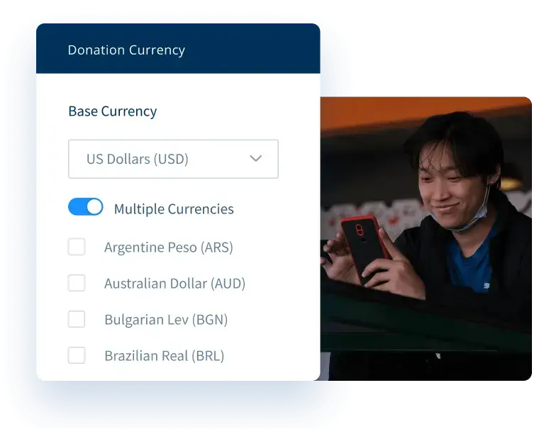 donation currency