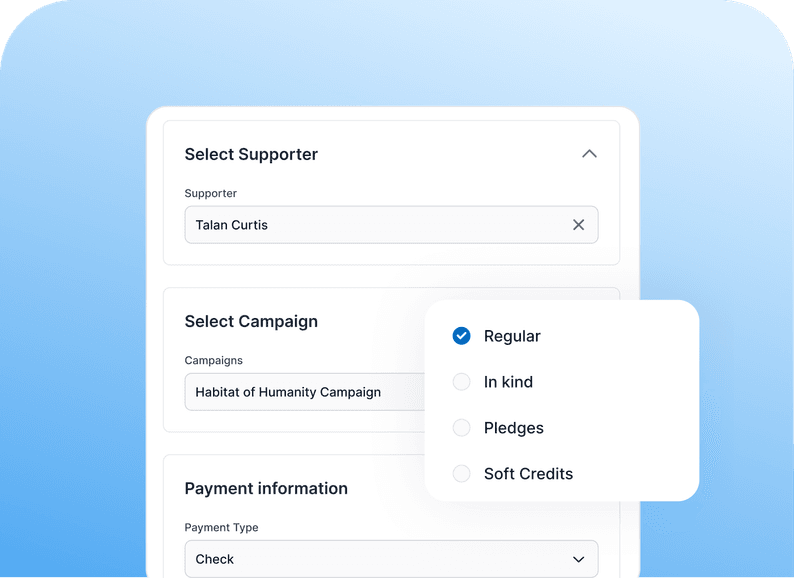 select supporter