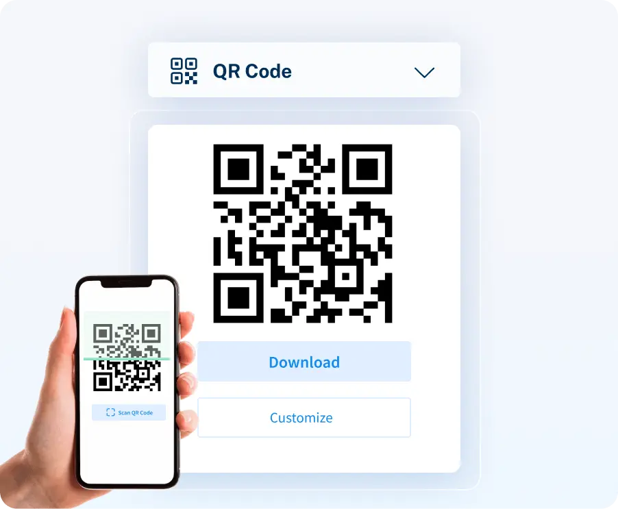 scan to donate