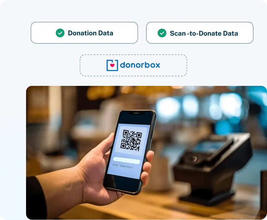 scan to donate