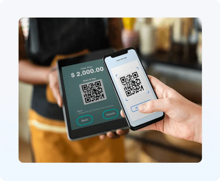 scan to donate