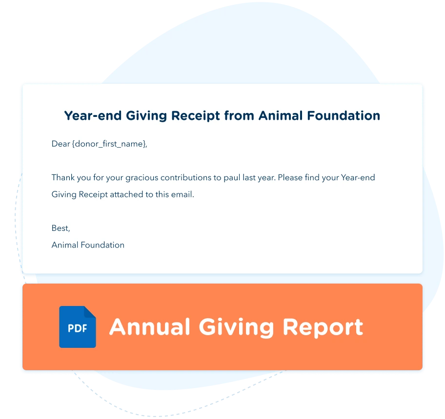 donation receipts