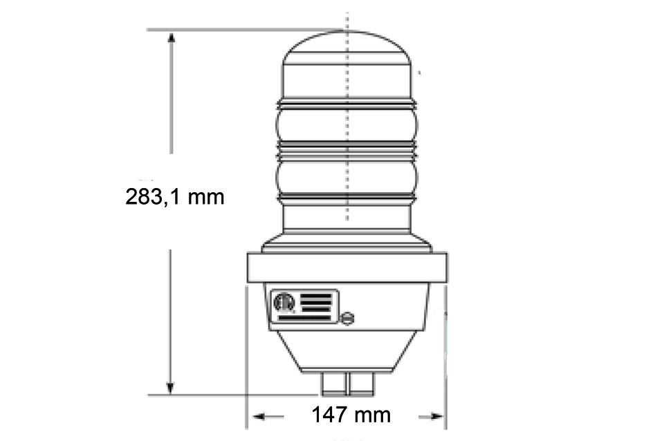 DWT-OBS-LED-S Einzelhindernisfeuer 2