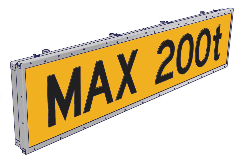 DWT-TXS-LED Rollverkehrhinweisschild