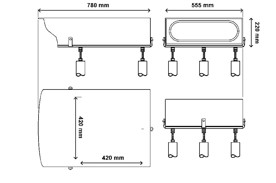 DWT-PAPI Präzisions-Gleitpfadbefeuerungssystem 3