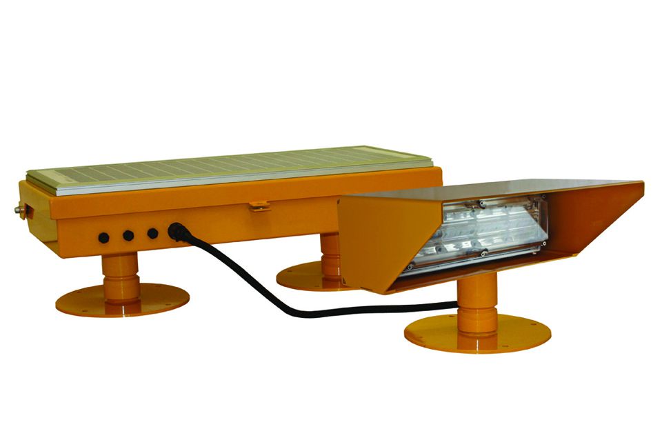 DWT-AV-FL-SOL-RF Funkgesteuertes Solar-Heliport-Flutlicht