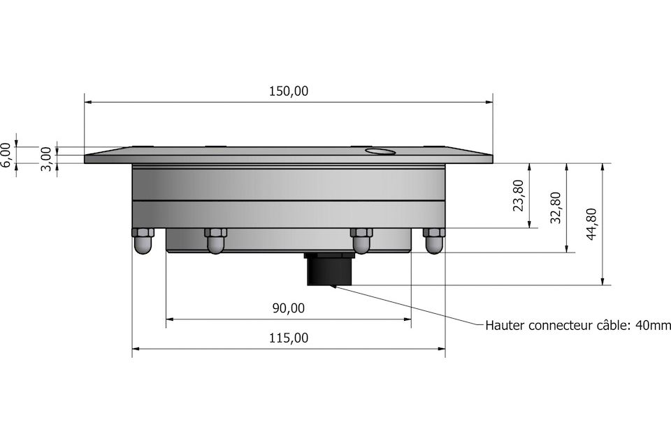 DWT-HIN 150 MK II LED-Mittelintensitäts Unterflurfeuer 2
