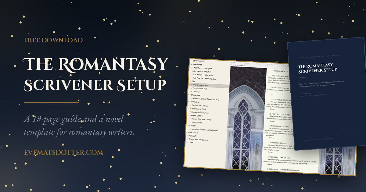 The Romantasy Scrivener Setup