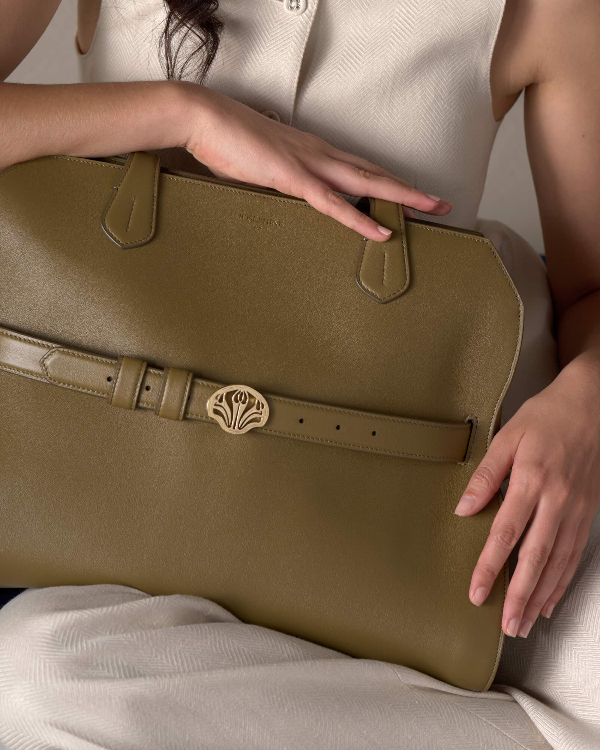 Sac Éclat ébène — la patine d'un cuir qui dure
