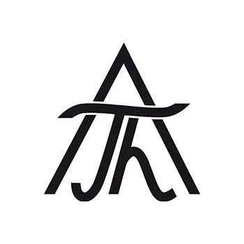 Signet der theresianischen Akademie als Abkürzung ATh in schwarzer eleganter Schrift
