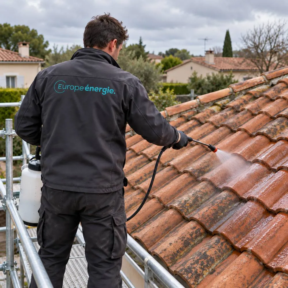 Traitement hydrofuge toiture
