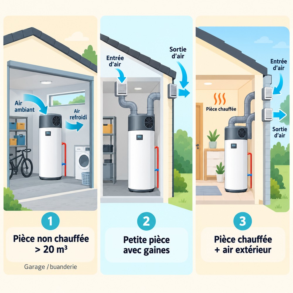 config chauffe eau thermodynamique