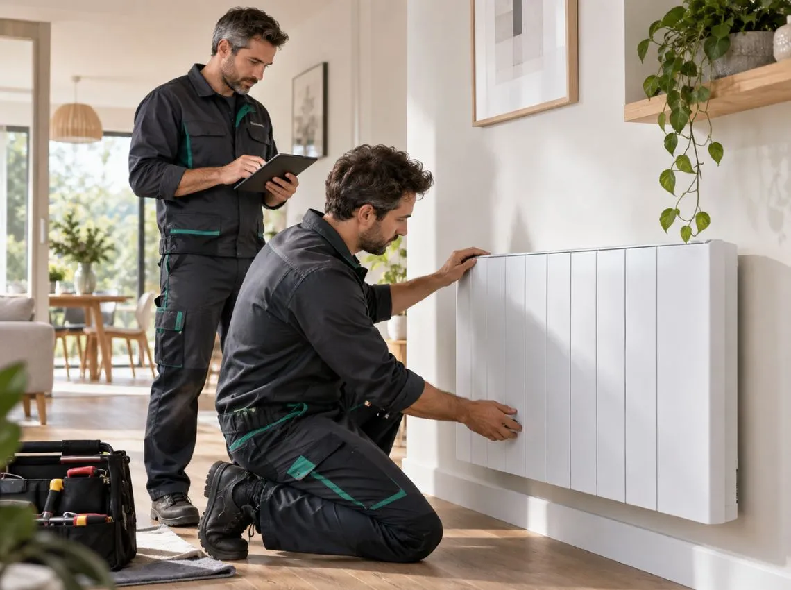 Installation chauffage inertie