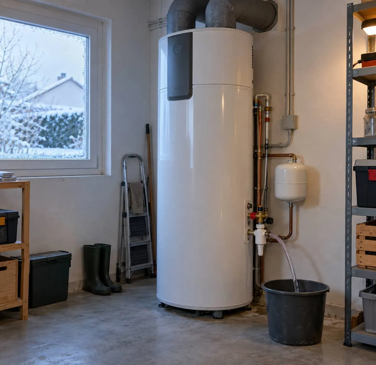 Vidange chauffe-eau thermodynamique