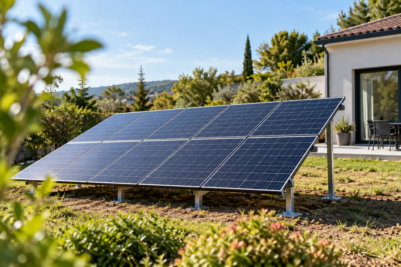 installation-au-sol-panneaux-solaires