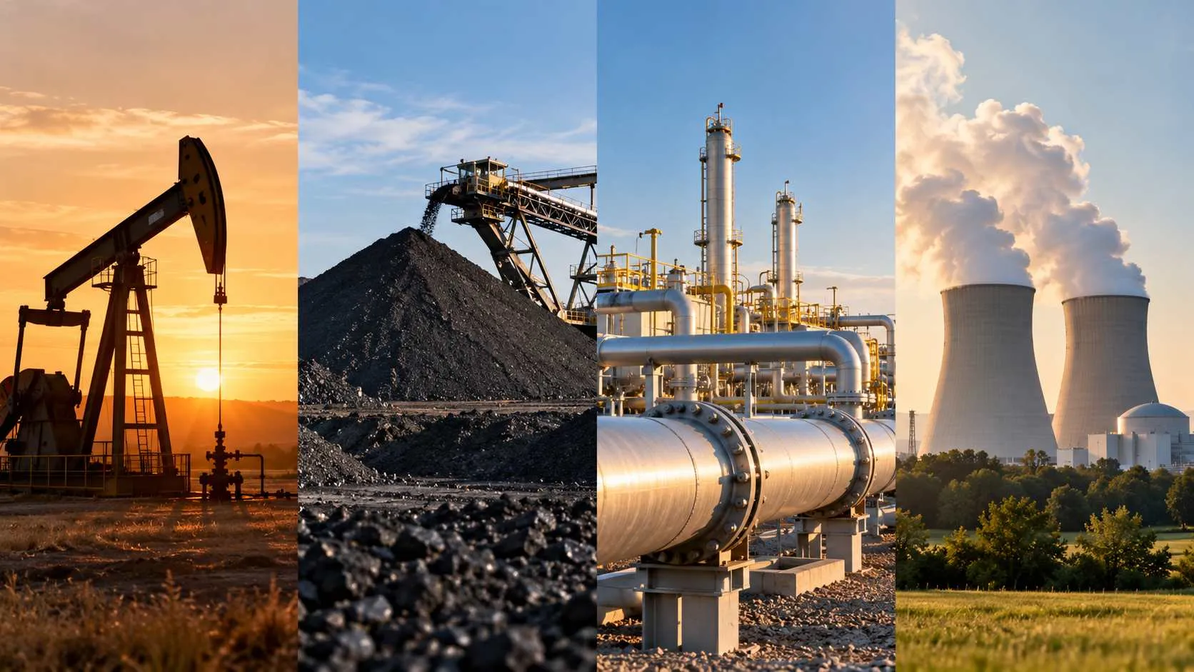 4 sources d'énergie non renouvelables