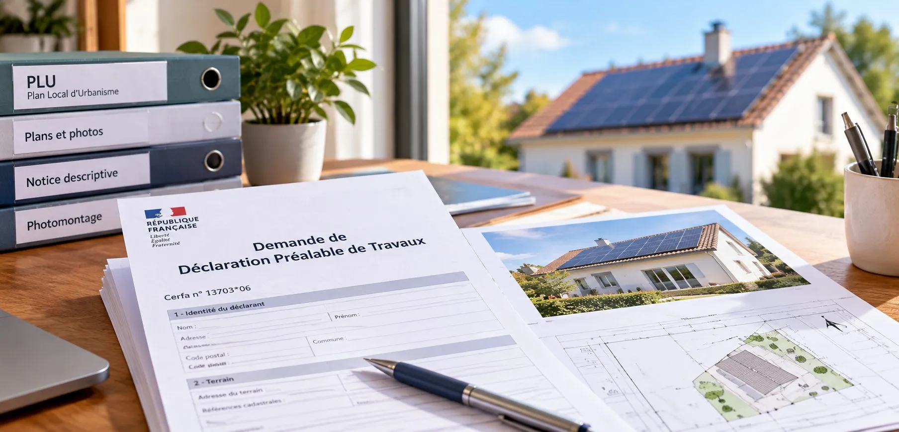 auutoristation mairie panneaux solaires