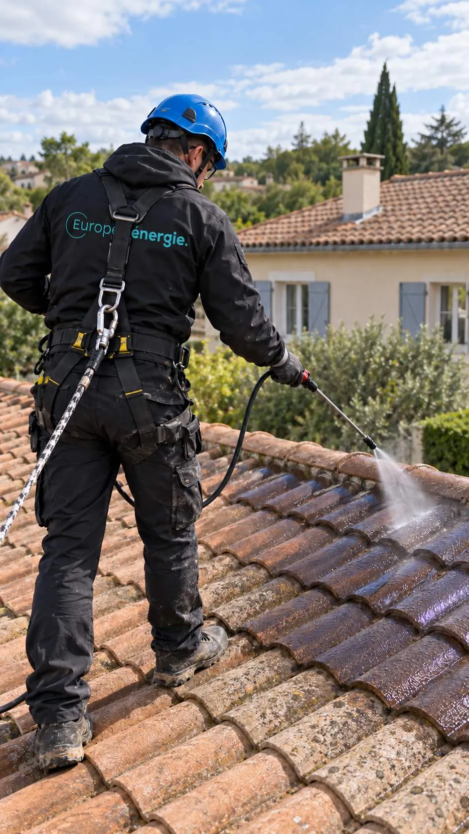 nettoyage toiture hydrofuge