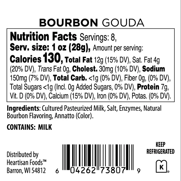 Bourbon Gouda Nutrition