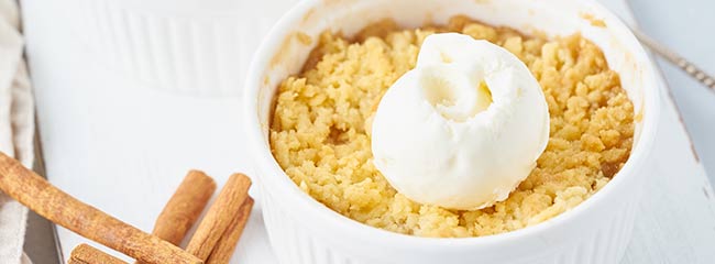 Pear and Cheddar Crisp