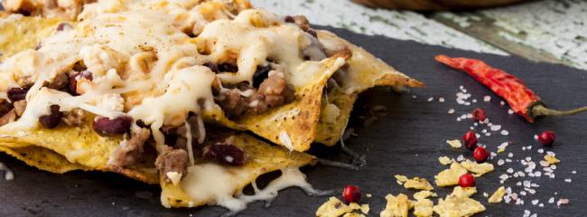 Spiced Gouda Nachos