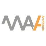 Logo with the letters "MA" and "Architects" in orange