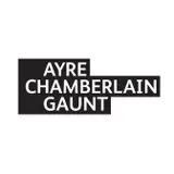 Logo text "AYRE CHAMBERLAIN GAUNT" in black and white