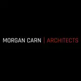 Logo of Morgan Carn Architects on a black background