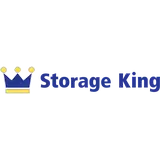 Logo of Storage King with a crown icon