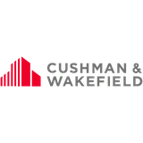 Cushman & Wakefield company logo with red graphics