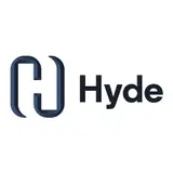 Logo with the letter "H" and text "Hyde"
