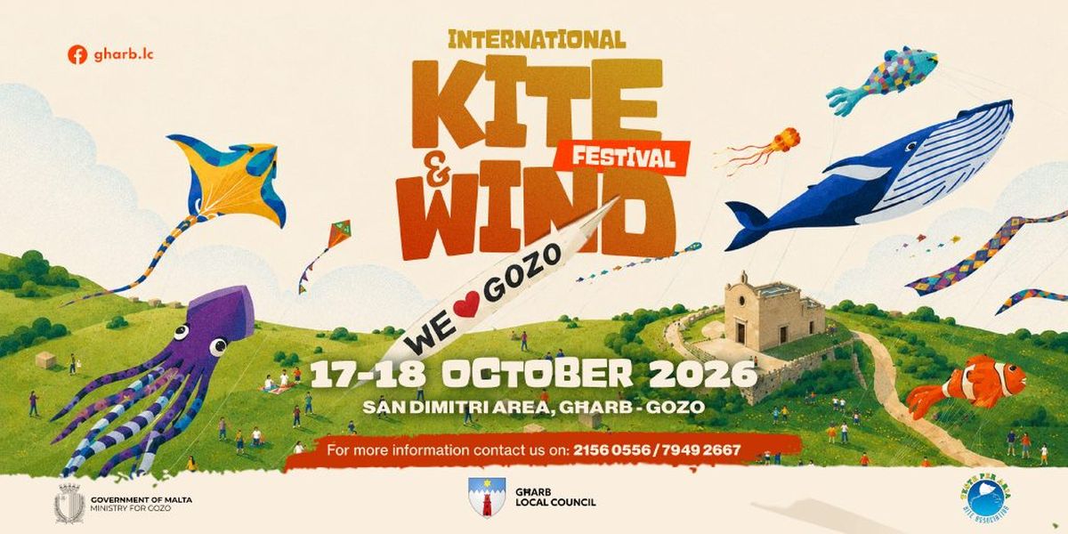 INTERNATIONAL KITE & WIND FESTIVAL AT SAN DIMITRI AREA GOZO