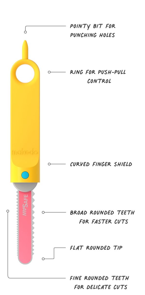 Identifying the features of the Makedo Safe-Saw