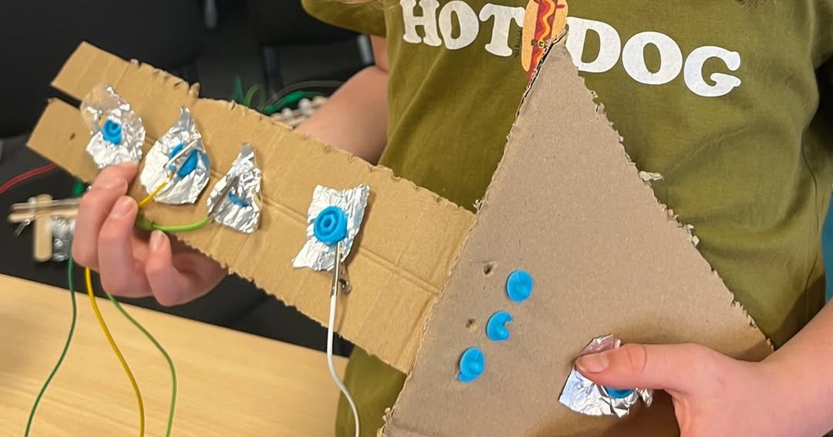 Makey Makey Instruments: Cardboard and Tech | Makedo Resource Hub