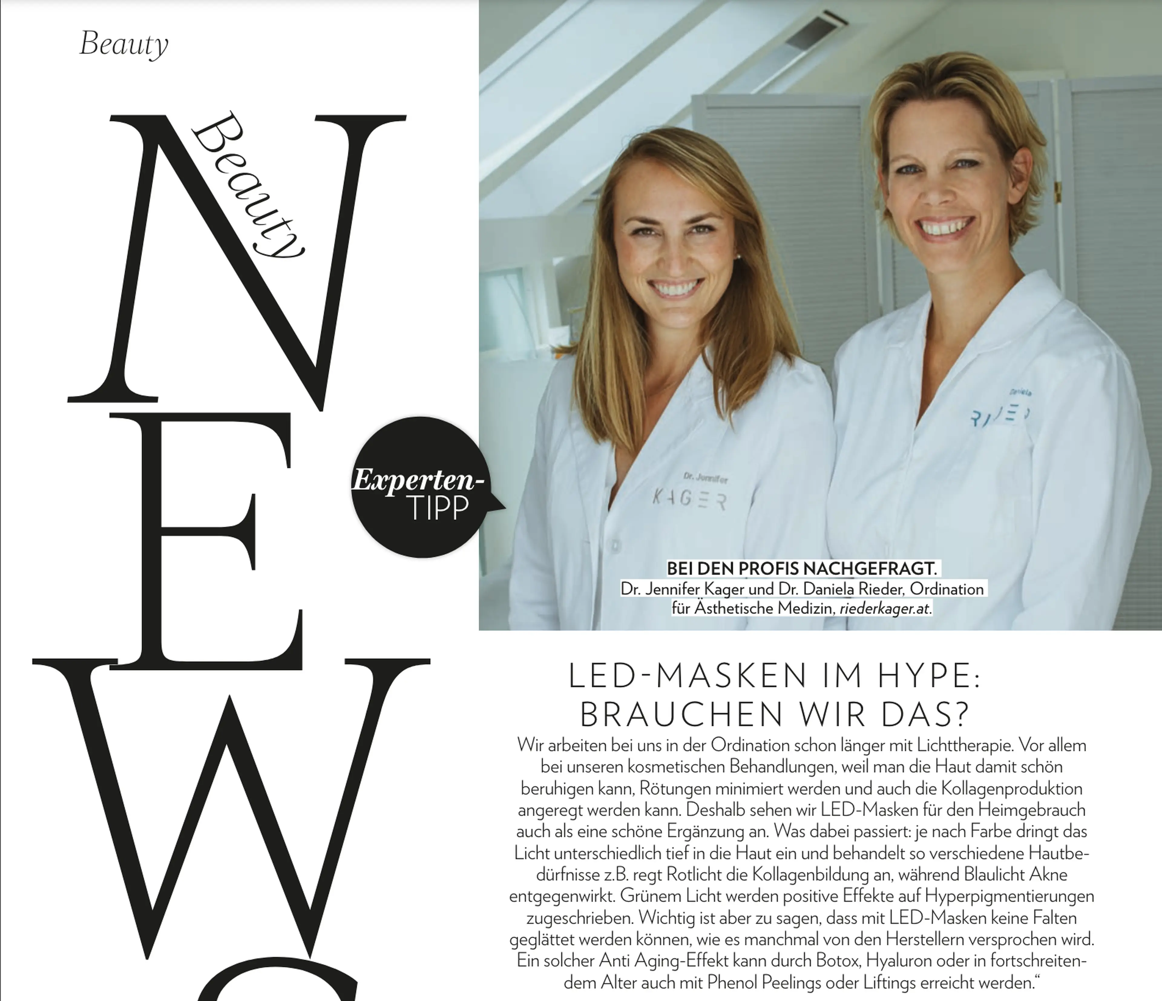 LED-Masken im Hype